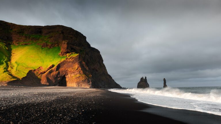Incredible view of the Black beach